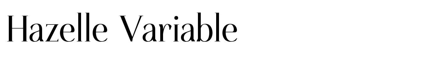 Hazelle Variable